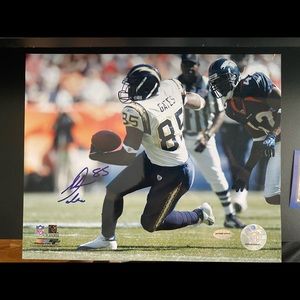 Antonio Gates - San Diego Charges - Autograph (COA attached)